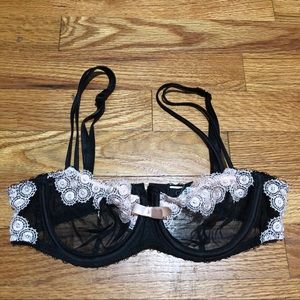 Chantelle Demi Lace Underwire Bra 34 B